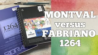 Canson Montval and Fabriano 1264 Watercolor Sketchbooks [upl. by Assyram]