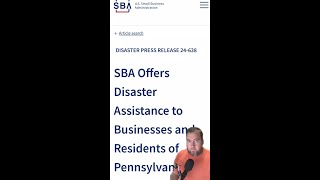 🌪️ SBA Disaster Loans for Businesses amp Residents Affected by Tropical Storm Debby 💼 [upl. by Lusar727]