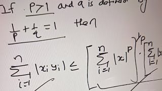 holder inequality with examples functionalanalysis highermaths metricspace minkowski inequality [upl. by Mckenna]