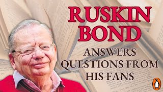 Ruskin Bond replies to his fans intriguing questions  Penguin India [upl. by Nodmac]