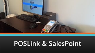 POSLink with SalesPoint DemoVerifone VX 820 Duet [upl. by Ardnola]