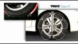 Thule CU9 Easy Fit Snow Tire Chain Demo by Rack Attack [upl. by Yatnahs780]