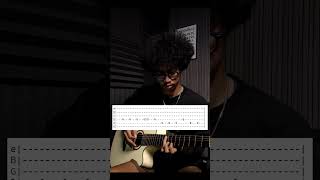 Guitar tab Waking up together with you  Ardhito Pramono foryou guitar fypシ゚viral indomusikgram [upl. by Serdna]