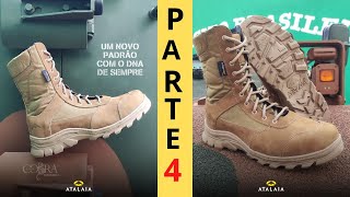 Novo Coturno do Exército Brasileiro I Coturno Atalaia Cobra Coyote I Parte 4 [upl. by Anaihsat]