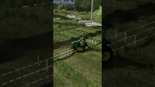 ⚽️ Mowing Soccer Field with John Deere Lawn Tractor  Farming Simulator 22 [upl. by Reynard]