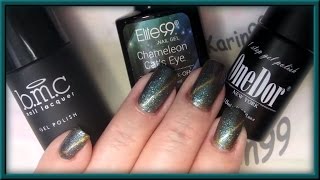 Gel Polish  Chameleon Cat Eye Magnetic [upl. by Philander]