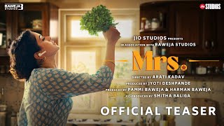 Mrs Official Teaser  Sanya Malhotra  Nishant Dahiya  Kanwaljit Singh  Arati Kadav [upl. by Harol]