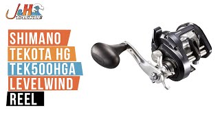 Shimano Tekota HG TEK500HGA Levelwind Reel  JampH Tackle [upl. by Keung441]