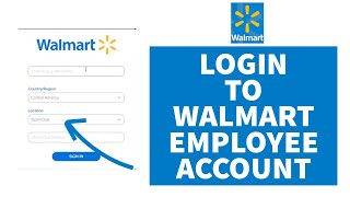 How to Login Walmart Employee Account  SignIn Walmart Account  Employee Walmart Account  2022 [upl. by Knitter625]