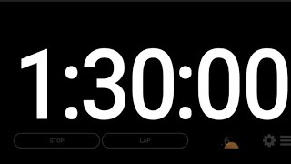 1hour 30mintues Timer with alarm soundonline stopwatch countdown1hour 30mintues Timer with sound [upl. by Vahe]