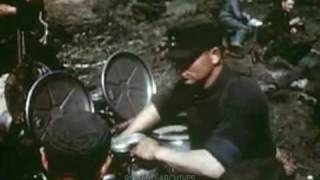 1945 UNEDITED RAW FOOTAGE The Wehrmacht Leaves Italy Escorted by the US Army [upl. by Ariamo]