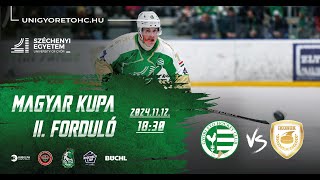 UNI GYŐR ETO HC vs MAC Ikonok [upl. by Scutt]