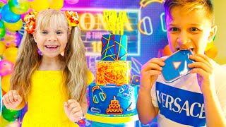 Diana and Roma celebrate Romas 10th Birthday Party [upl. by Ayar]