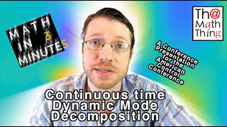 BulletTalk  Forced to do this in 3 minutes  Dynamic Mode Decompositions with Liouville Operators [upl. by Airb506]