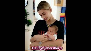 Hailey is loving every moment of being a mom 😭🤍 lyrics music hailey haileybeiber edit [upl. by Chance]