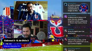 En Vivo Cobresal vs U de Chile por Chuncho tv [upl. by Hillari138]