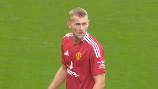 Matthijs de Ligt Manchester United DEBUT STARTER [upl. by Liuka]