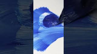 Easy one stroke painting onestrokepainting love art shorts youtubeshorts [upl. by Assir]