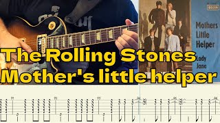 The Rolling Stones  Mothers Little Helper  Guitar Cover and Tab [upl. by Terbecki]