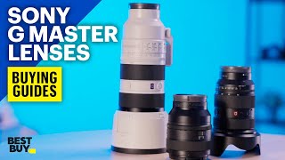 Sony G Master Lenses – Buying Guides from Best Buy [upl. by Japha]