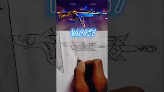 MAG7 Drawing free fireshorts viral trending drawing freefire [upl. by Pros923]