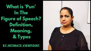 What Is Pun In The Figure of Speech  Definition Meaning  Types  Examples  By Intimate Viewpoint [upl. by Formica575]