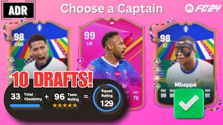 I DID 10 FUT DRAFTS AND GOT  129s [upl. by Louella]