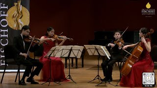 Fischoff 2024 Breshears String Quartet Mozart amp Brahms [upl. by Nolur]