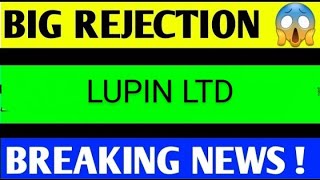 LUPIN LTD SHARE LATEST NEWS TODAYLUPIN LTD SHARE LATEST NEWSLUPIN SHARE TARGETLUPIN SHAREANALYSIS [upl. by Merrick287]