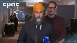 Jagmeet Singh speaks with reporters as NDP caucus retreat continues – September 11 2024 [upl. by Regina294]