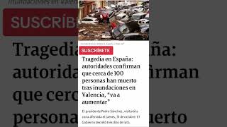 Tragedia en Valencia España [upl. by Lymann]