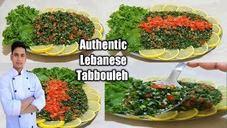 Authentic Lebanese Tabbouleh Tabbouleh Arabic Arabic Healthy salad [upl. by Ahseken]