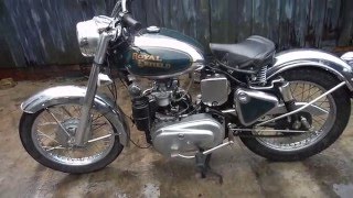 Royal Enfield Taurus Diesel Motorbike cold start at 15°C [upl. by Haem]