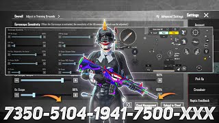 New Update 34⚡Best Sensitivity Code  Control Settings Pubg Mobile Bgmi Sensitivity 2024 [upl. by Cantlon]