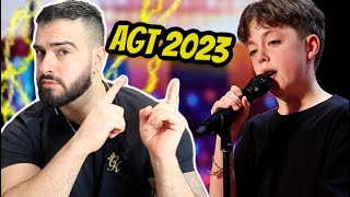 Alfie Andrews Sings On America’s Got Talent 2023 BRITISH REACTION [upl. by Nivla]