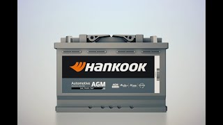 English Hankook AGM Battery [upl. by Eltsyek]