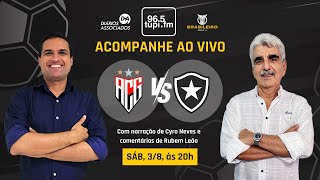 ATLÉTICOGO 1 x 4 BOTAFOGO  Campeonato Brasileiro  21ª Rodada  03082024  AO VIVO [upl. by Quintin]