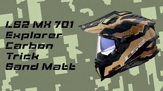 LS2 MX701 Explorer Alter Off Road Helmet [upl. by Ateiram377]