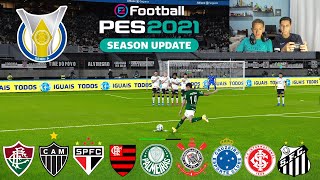 VAI COMEÇAR O CAMPEONATO BRASILEIRO COPA RIKINHO PES 2021 ‹ Rikinho › [upl. by Abekam]