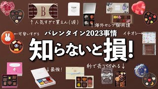 【完売続出】人気のバレンタインチョコは本気で買えない‼︎おすすめ有名ブランド15選サロンデュショコラ2023 [upl. by Wertz629]