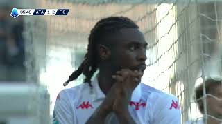 Highlights Atalanta vs Fiorentina 3 2 Quarta Retegui Kean DeKeteleare Lookman [upl. by Innis]