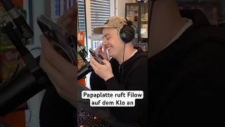 Papaplatte ruft Filow an während er live und auf Klo ist papaplatte [upl. by Parnas]