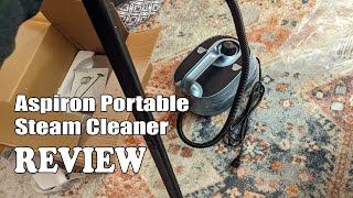 Aspiron Portable Multipurpose Steam Cleaner  Review 2023 [upl. by Mervin]