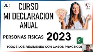 DECLARACION ANUAL PERSONAS FISICAS 2024 CURSO [upl. by Citarella]