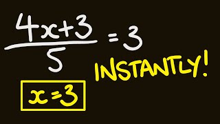 Algebra Trick  Solve Algebra Faster than you Learnt in School [upl. by Valentina]