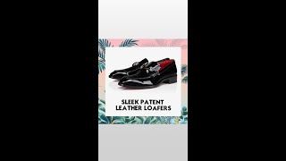 🌟 Sleek Patent Leather Loafers 🌟 [upl. by Gibson]