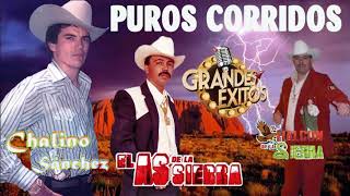 Chalino Sánchez  El Halcon De La Sierra Vs El As De La Sierra  Puros Corridos Exitos Viejitos Mix [upl. by Alie]