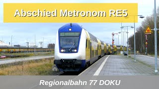 RB77 Abschied vom Metronom auf der Niederelbebahn 2018 [upl. by Marciano]