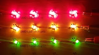 Modellbau Tutorial SMD LED löten [upl. by Eceinehs]