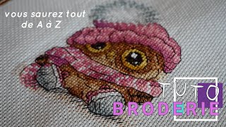 La BRODERIE au POINT DE CROIX  TUTO DIY [upl. by Ellenyl382]